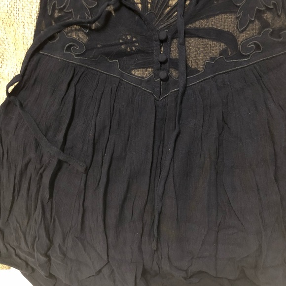Free People Navy sleeveless top size small - Picture 6 of 10